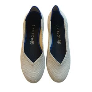 Rothy’s Slip On Shoes Tan White Size 10.5